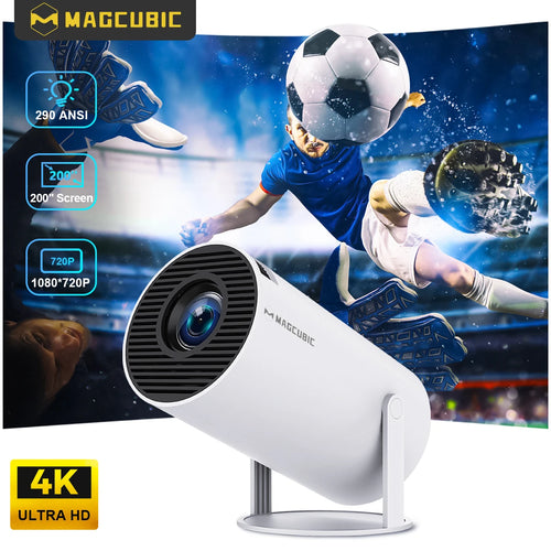 Projector HY300 PRO 4K Android 11 Dual Wifi6 290ANSI Allwinner H713 BT5.0 1080P 1280*720P Home Cinema Outdoor Projetor